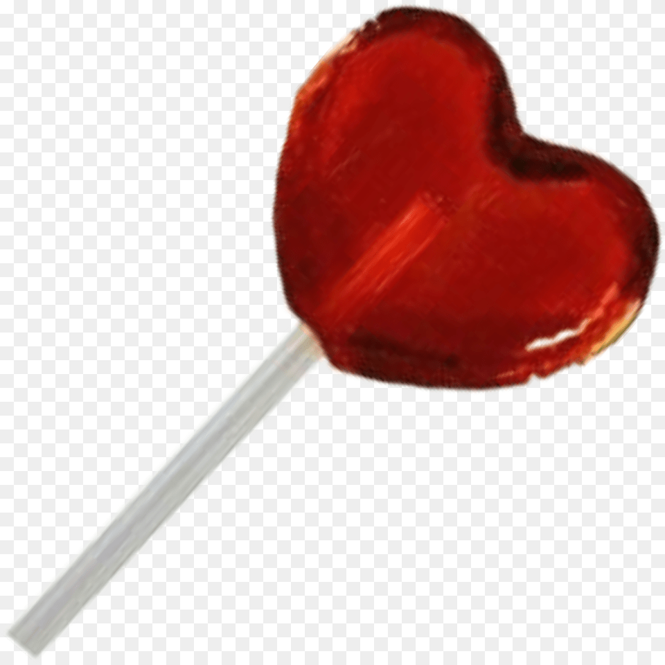Lollipop Red Heart Sticker Red Heart Lollipop, Candy, Food, Sweets Png