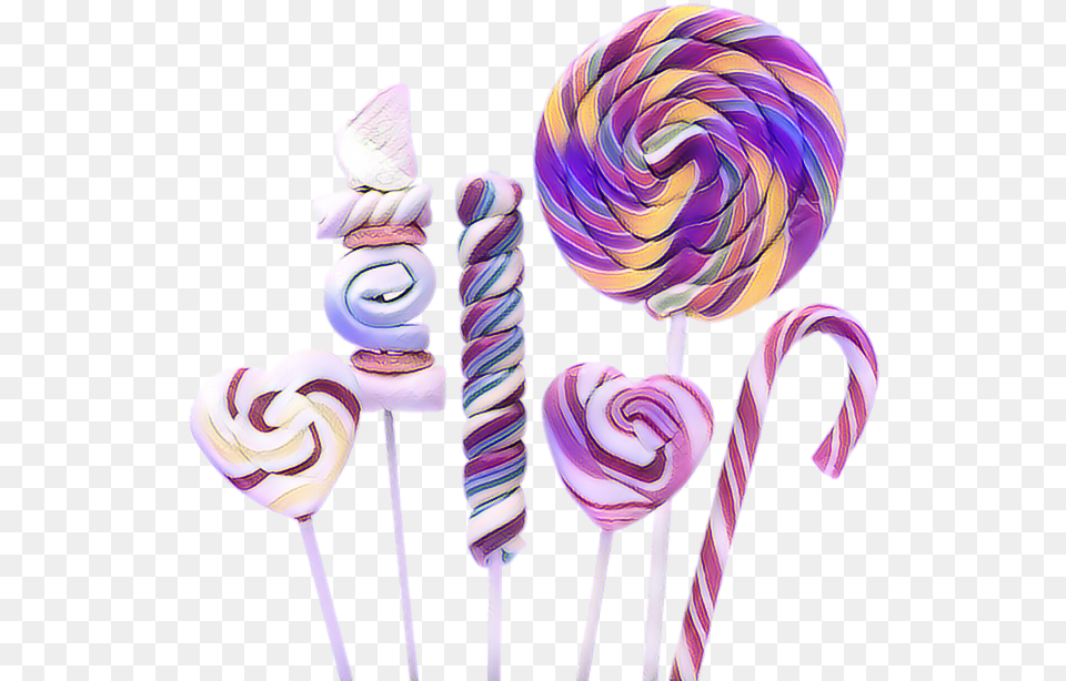 Lollipops Lolipop Newvikstar Newvikstar Freetoedit Rainbow Lollipop Christmas, Candy, Food, Sweets, Flower Png Image