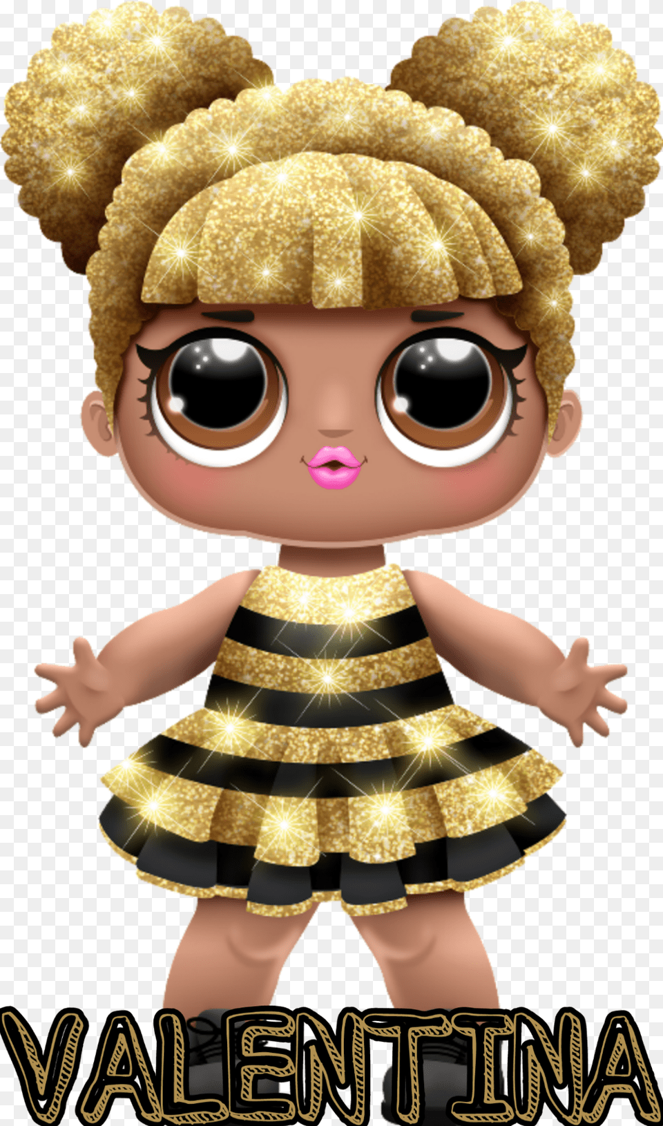 Lolsurprise Lol Valentina Stickerspopulares Lol Surprise Queen Bee, Doll, Toy, Face, Head Free Png Download