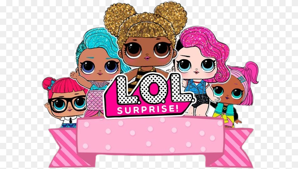Lolsurprise Lolsurprisedoll Lolsurprise Topper Happy Birthday Lol, Person, People, Dessert, Birthday Cake Free Png Download