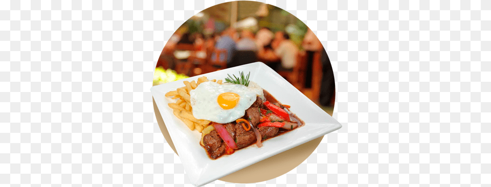 Lomo Saltado Platos De Chancho A La Caja China, Food, Food Presentation, Person, Boy Free Png Download