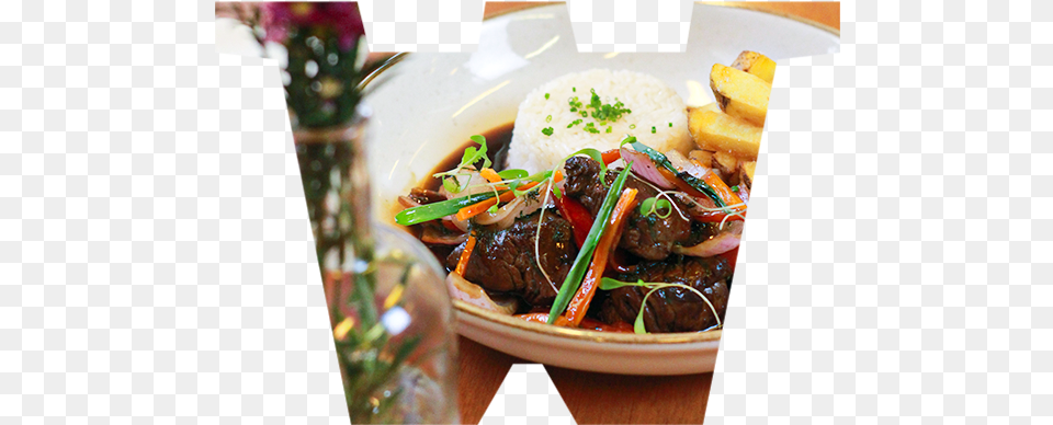 Lomo Saltado Side Dish, Meal, Lunch, Food, Food Presentation Png Image