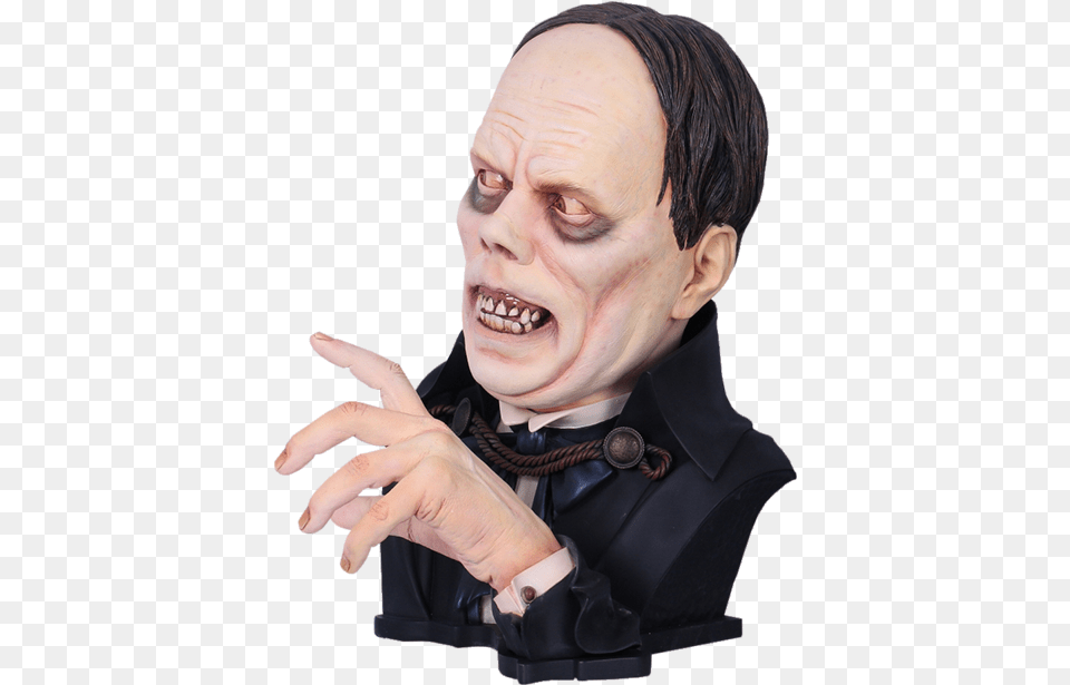 Lon Chaney Sr As The Phantom Of The Opera Life Size The Phantom Of The Opera, Adult, Person, Man, Male Png Image