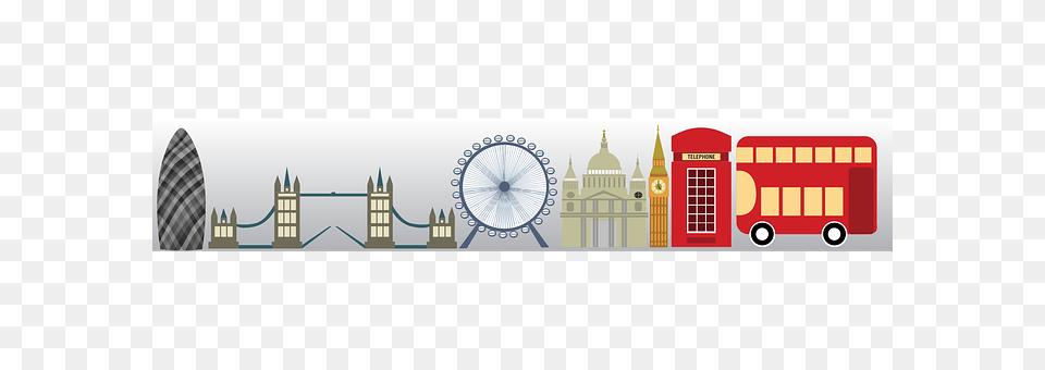 London City, Amusement Park, Ferris Wheel, Fun Free Png Download