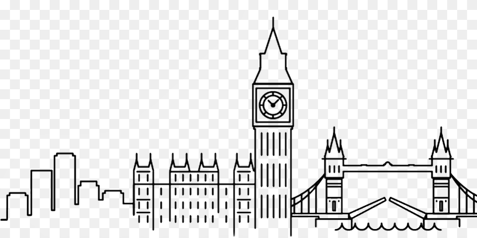 London, Architecture, Building, Clock Tower, Tower Free Png Download