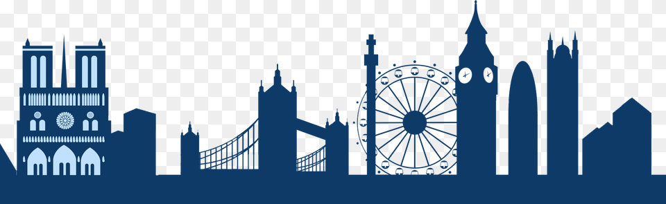 London, City, Architecture, Building, Clock Tower Png Image