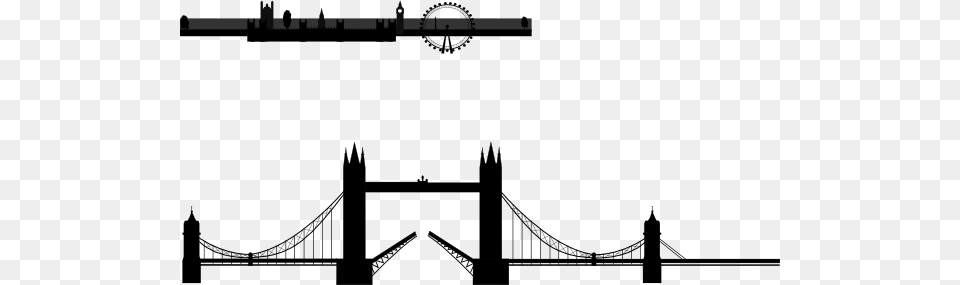London Bridge Silhouette Clip Art, Arch, Architecture, Suspension Bridge, Arch Bridge Free Transparent Png