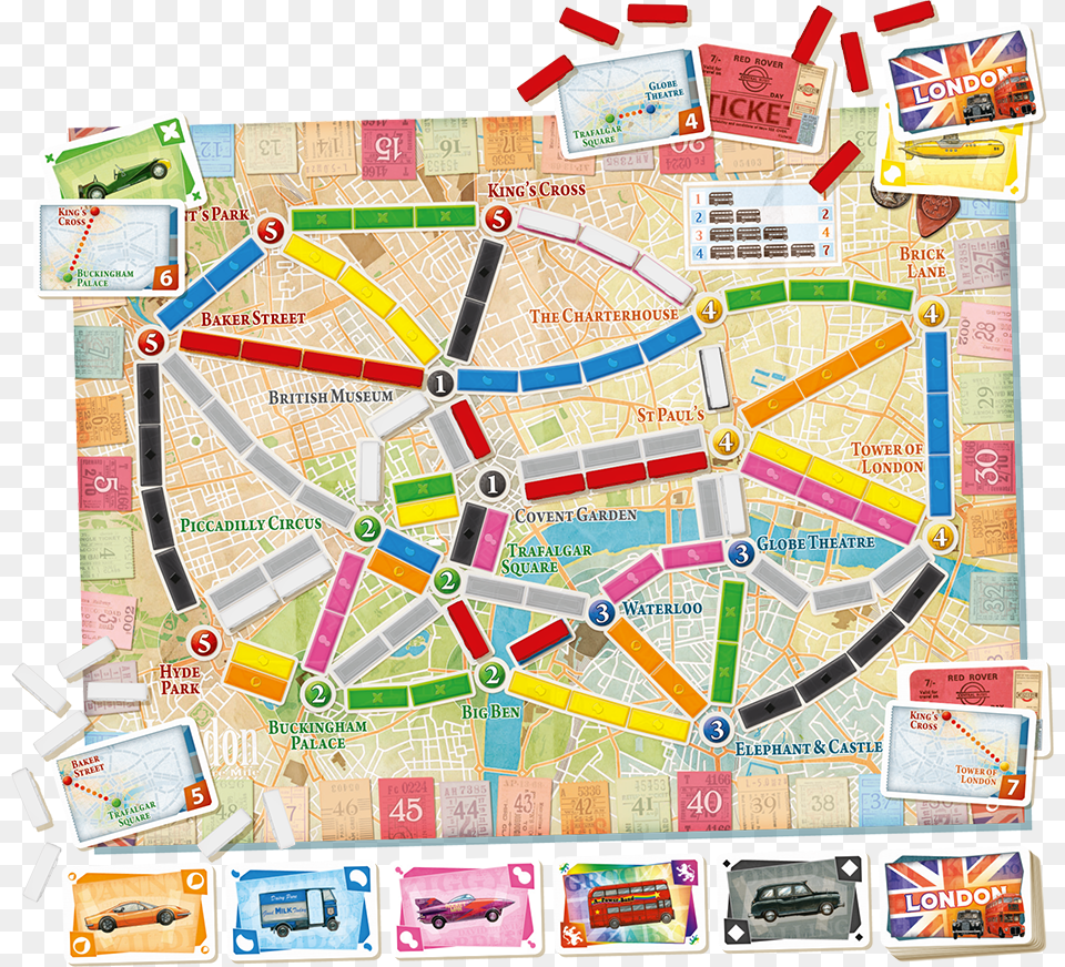London Calling Ticket To Ride London, Car, Machine, Transportation, Vehicle Free Png Download