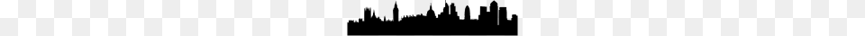 London Cityscape Silhouette, Gray Free Png Download