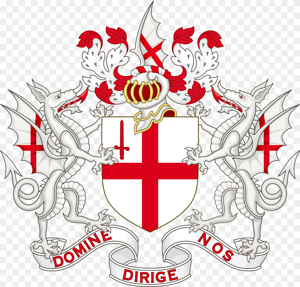 London Coat Of Arms, Emblem, Symbol, Armor Png