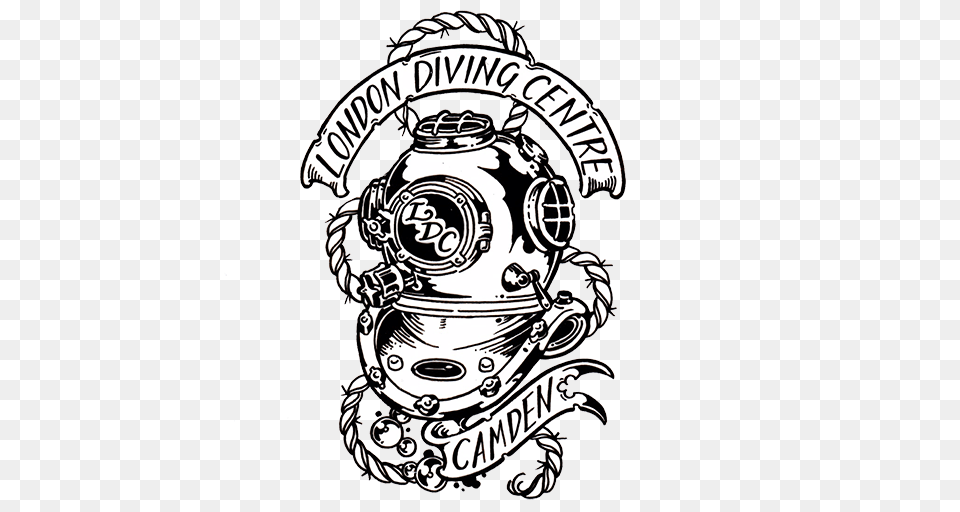 London Diving Centre Camden, Logo, Emblem, Sticker, Symbol Png