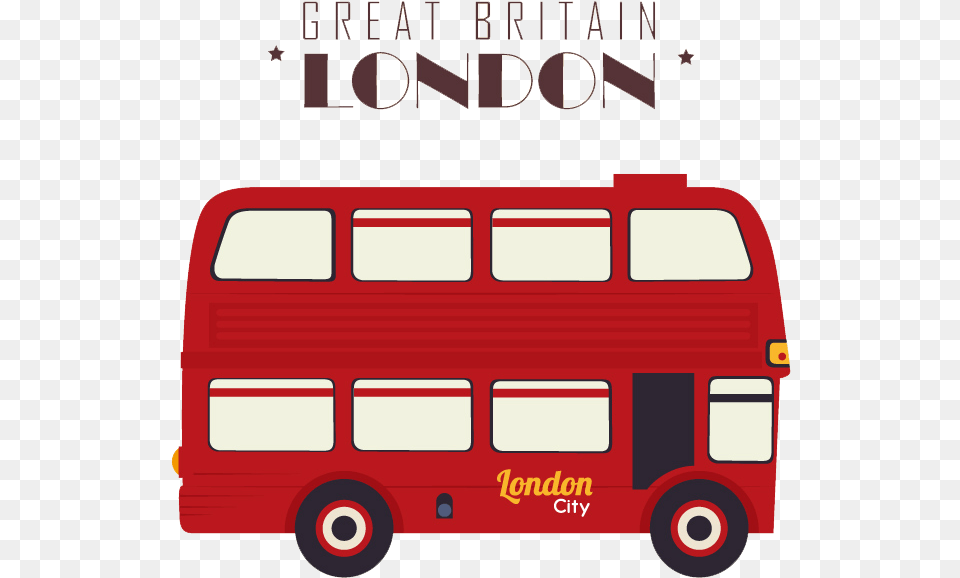 London Double Decker Bus Illustration London Bus Icon Vector, Transportation, Vehicle, Tour Bus, Double Decker Bus Free Transparent Png