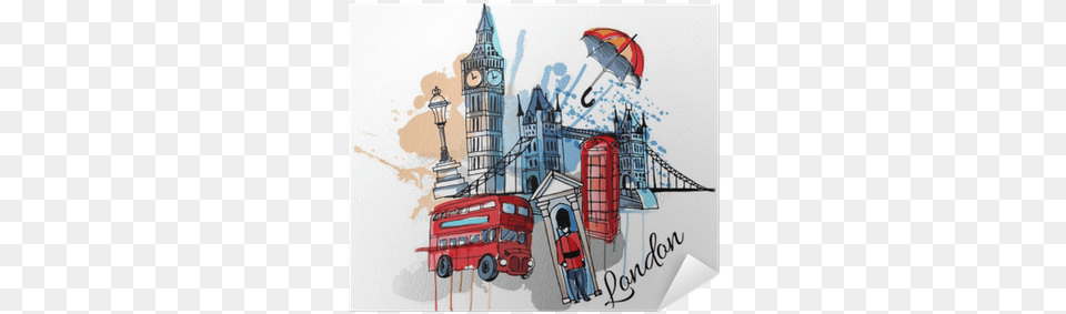 London Icons, Architecture, Building, Clock Tower, Tower Png Image