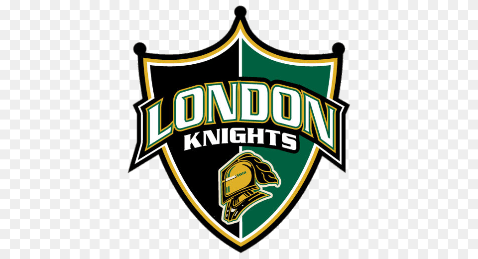 London Knights Alternate Logo, Badge, Symbol, Emblem, Food Free Transparent Png