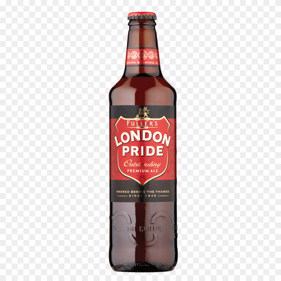 London Pride Bottle, Alcohol, Beer, Beer Bottle, Beverage Free Png