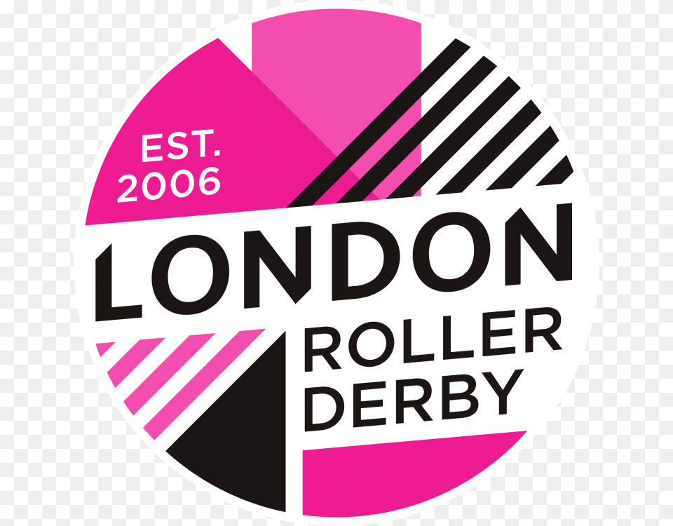 London Roller Derby Logo, Sticker, Badge, Symbol, Disk Png Image