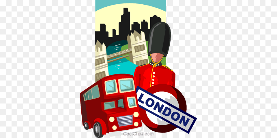London Royalty Vector Clip Art Illustration, Advertisement, Poster, Transportation, Vehicle Free Png Download