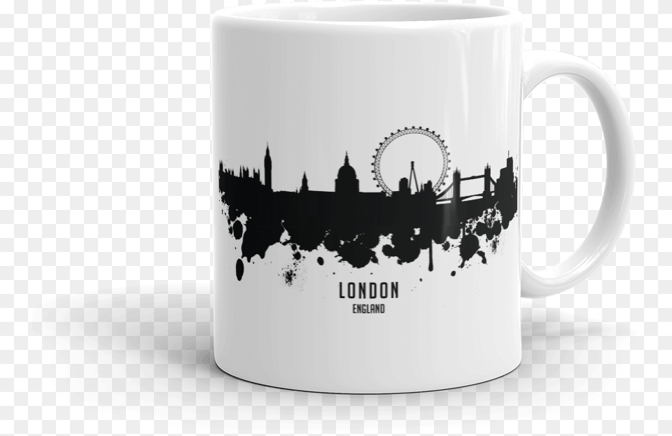 London Skyline, Cup, Beverage, Coffee, Coffee Cup Free Png Download