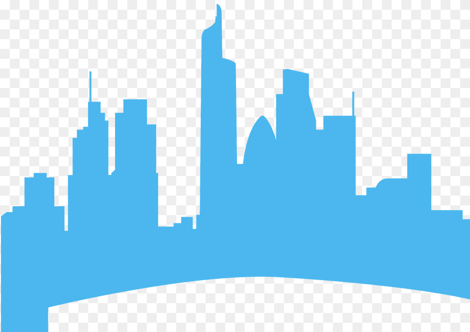London Skyline Silhouette, City, Outdoors, Ice, Nature Free Transparent Png