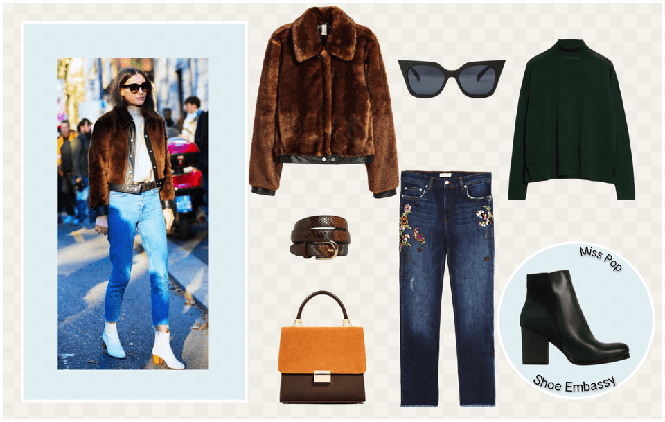 London Street Style Best Outfit Leather Jacket, Clothing, Coat, Pants, Accessories Free Png Download