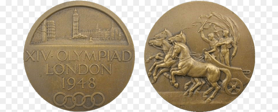 London Summer Olympics Participation Medal Roman Coin Antoninus Pius, Bronze, Gold, Money, Animal Free Png