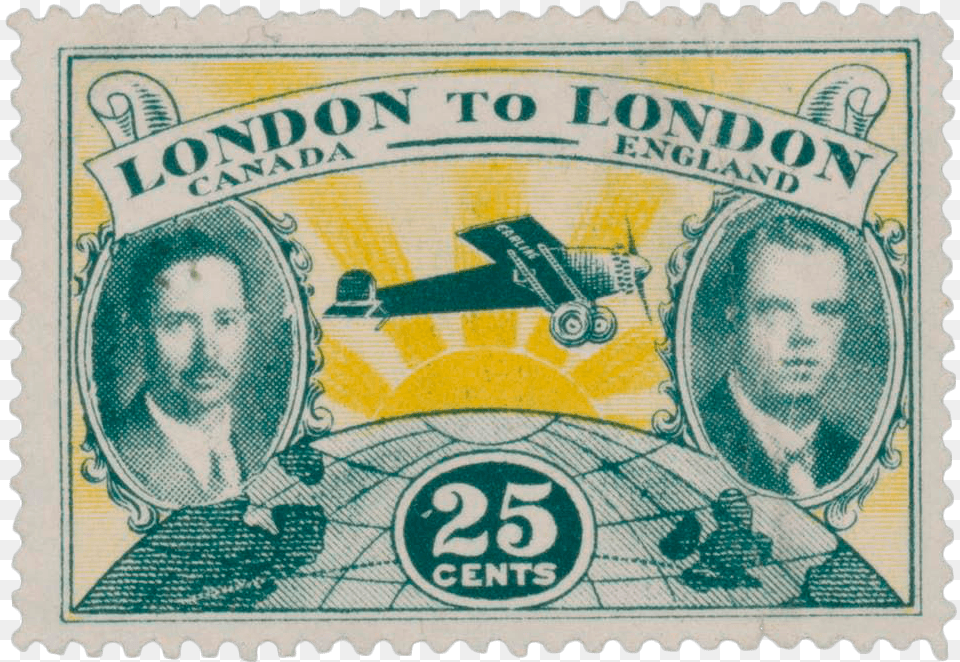 London To London Flight Stamp Expensive Canadian Stamp, Postage Stamp, Baby, Person, Face Png Image