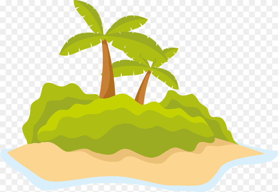 Lone Island Clipart, Plant, Sea, Outdoors, Nature Png Image