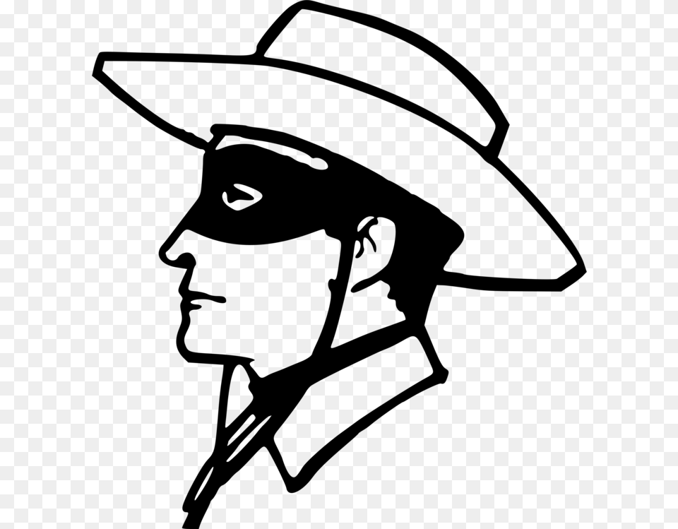 Lone Ranger Clipart Clip Art Images, Gray Free Transparent Png