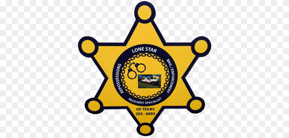 Lone Star Auto Recovery Services, Badge, Logo, Symbol, Device Free Png Download