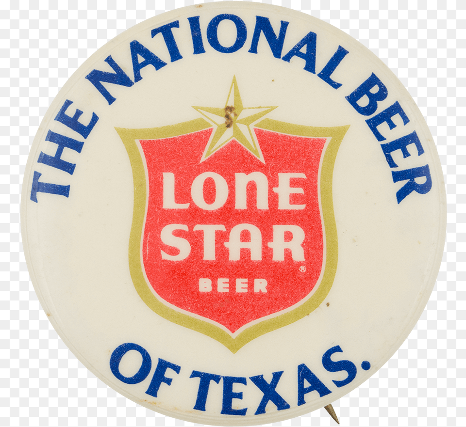 Lone Star Beer Of Texas Beer Button Museum Lone Star Brewing Company, Badge, Logo, Symbol Free Transparent Png