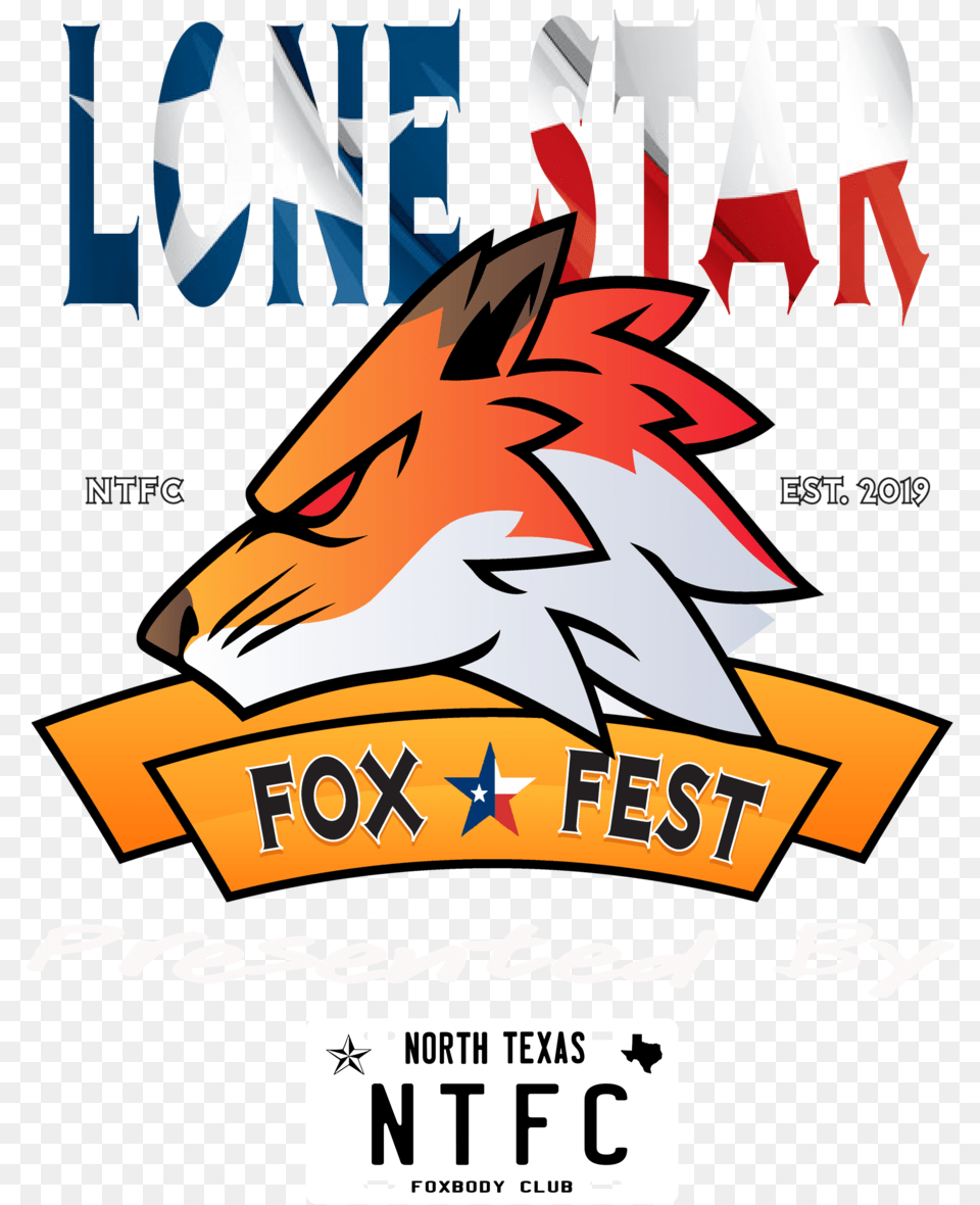 Lone Star Fox Fest Presented Poster, Advertisement, Publication, Book, Person Free Png Download