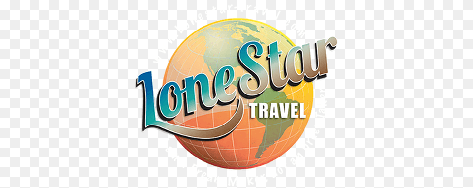 Lone Star Travel Home Mckinney Texas Graphic Design, Sphere, Astronomy, Outer Space, Advertisement Free Png
