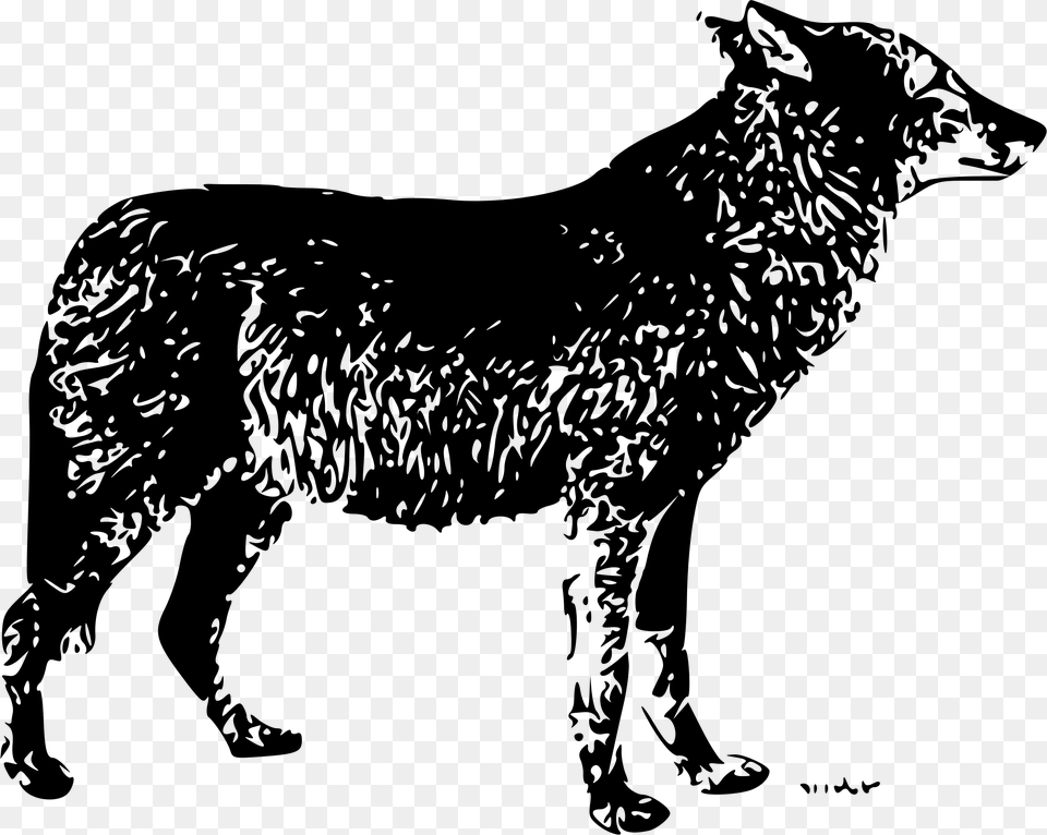 Lone Wolf Clip Arts Public Domain Wolf Vector, Gray Free Png Download