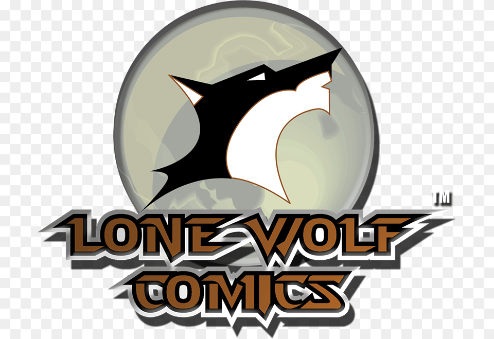 Lone Wolf Comics Graphic Design, Logo, Symbol, Batman Logo Png Image