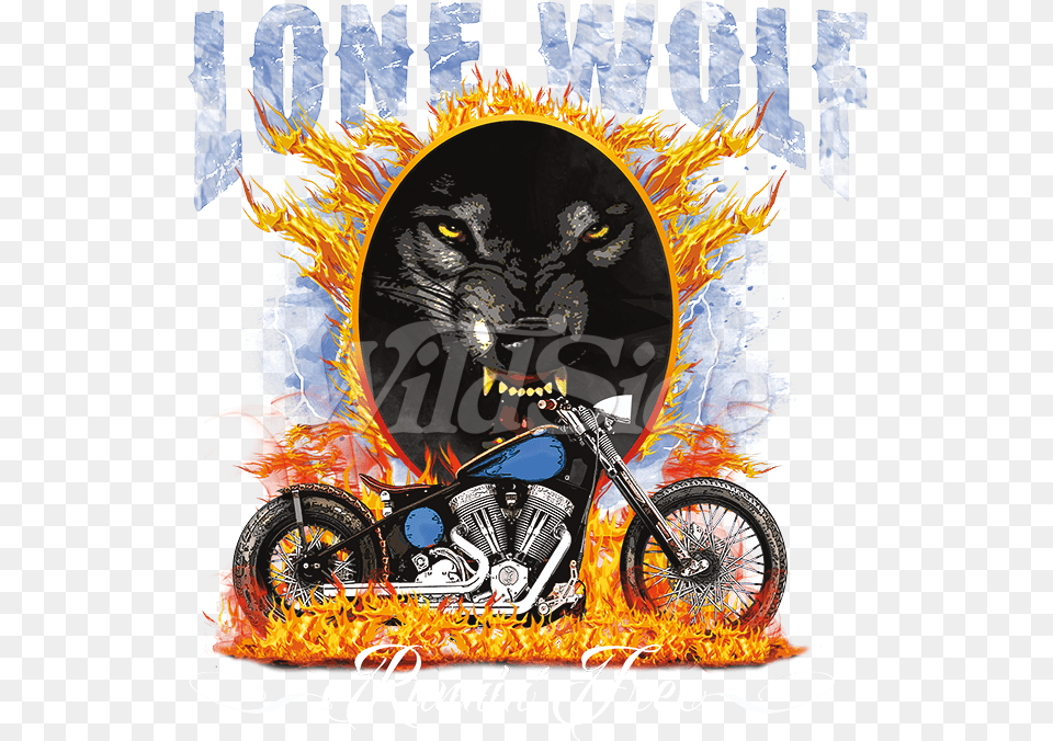 Lone Wolf Running Illustration, Advertisement, Poster, Machine, Wheel Png