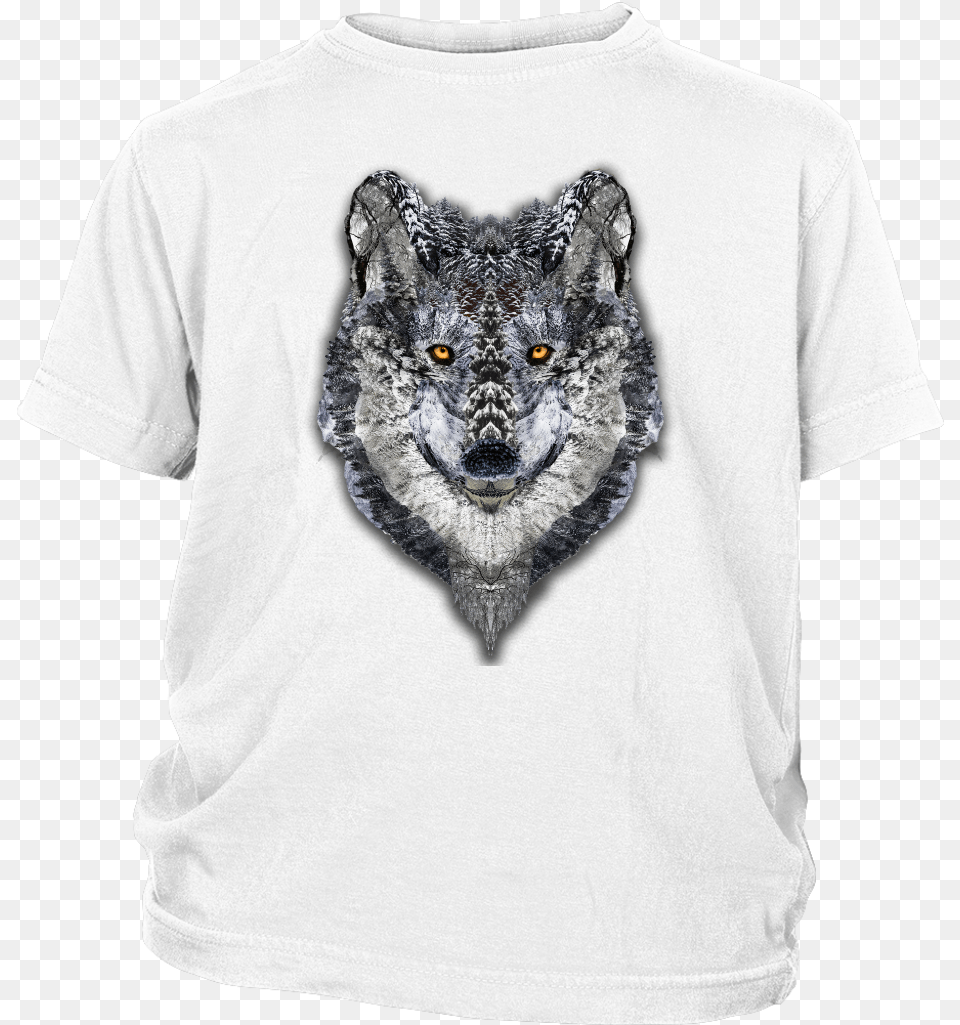 Lone Wolf Youth Tee Autism Awareness Shirts Kids, Clothing, T-shirt, Animal, Bird Free Png Download