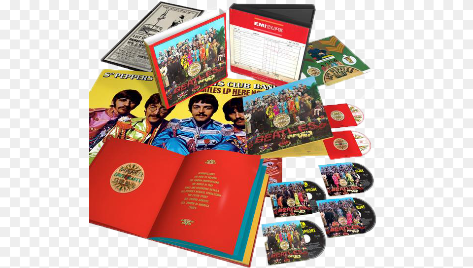 Lonely Hearts Club Band 6 Disc Super Deluxe Beatles Super Deluxe White Album, Publication, Advertisement, Book, Poster Free Png