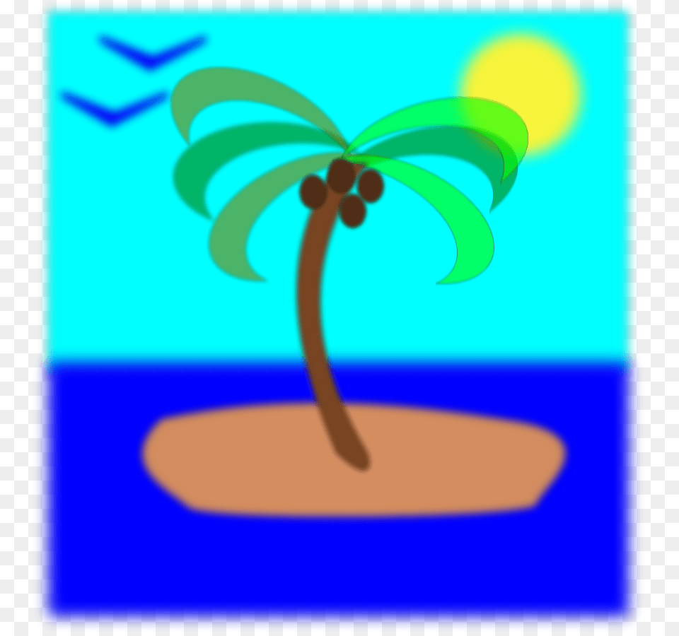 Lonely Island Clip Arts For Web, Palm Tree, Plant, Tree, Flower Free Png