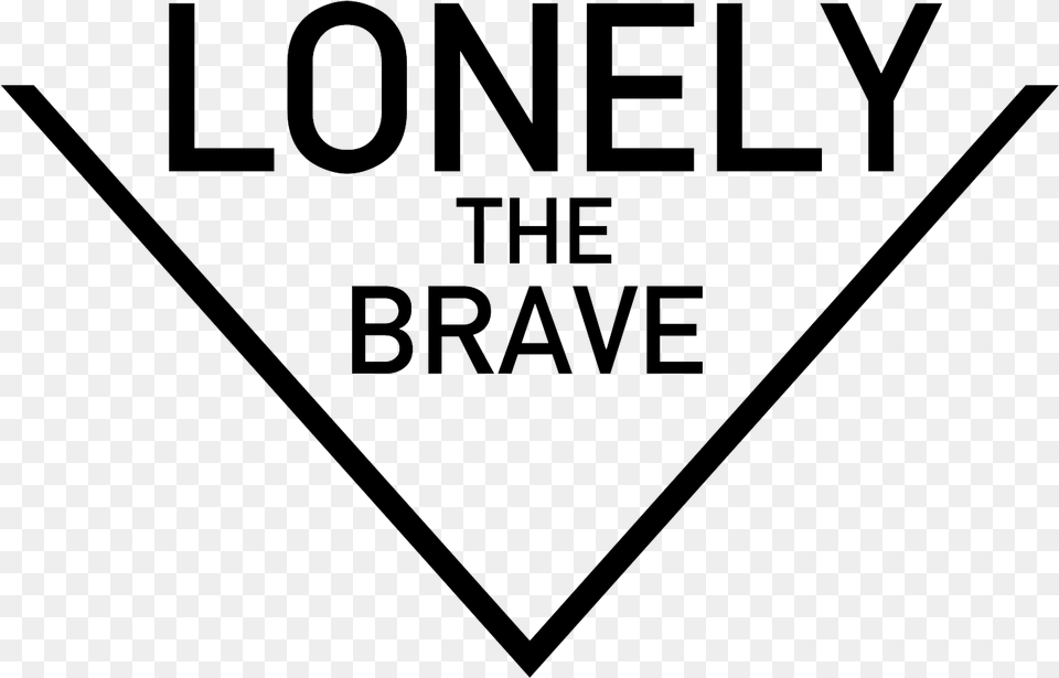 Lonely The Brave, Triangle, Lighting, Blackboard Free Transparent Png