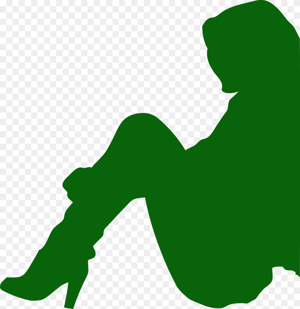 Lonely Woman Silhouette, Clothing, Footwear, Shoe, Person Free Png