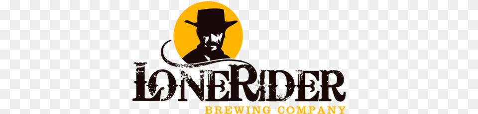Lonerider Gunsmoke Where To Buy Near Me Beermenus Lone Rider Beer, Clothing, Hat, Logo, Adult Free Png