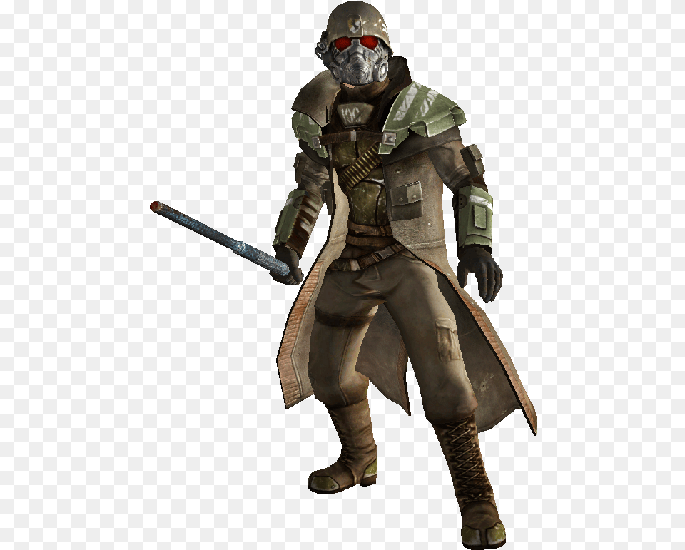 Lonesome Road Are Both Items From Fallout New Vegas Fallout New Vegas Characters Transparent, Adult, Male, Man, Person Free Png Download