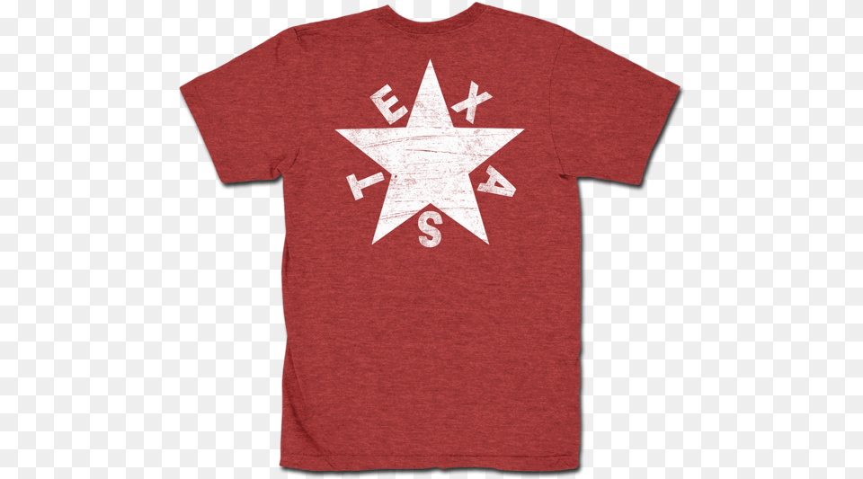 Lonestar Red Back Grande May The Christmas Be With You, Clothing, T-shirt, Star Symbol, Symbol Free Png Download