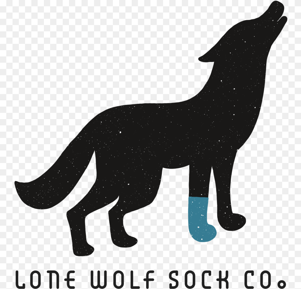 Lonewolf Logo Vintage Silhouette Wolf, Animal, Coyote, Mammal, Kangaroo Free Png Download