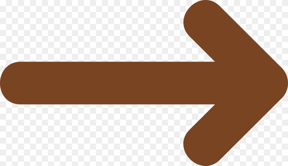 Long And Small Design Arrow Right Daily Cliparts Brown Arrow Free Png