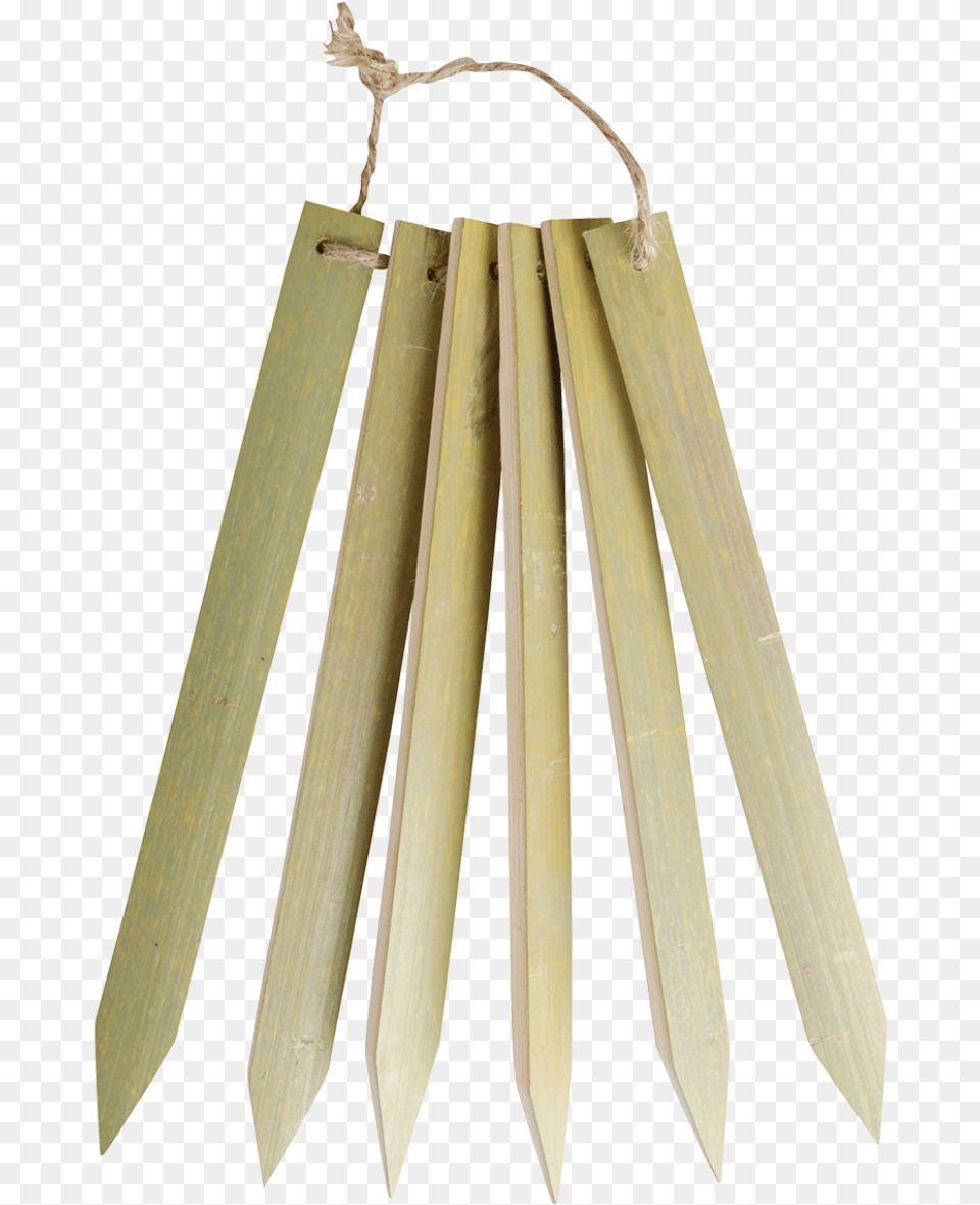 Long Bamboo Plant Lables Set Of Esschert Design, Wood, Blade, Dagger, Knife Png Image