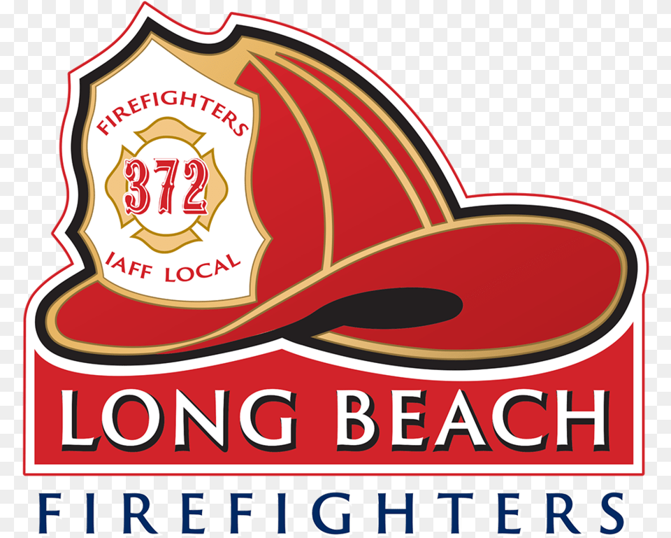 Long Beach Helmet Logo Blue And White Firefighters Long Beach Fire Logo, Baseball Cap, Cap, Clothing, Hat Free Png Download