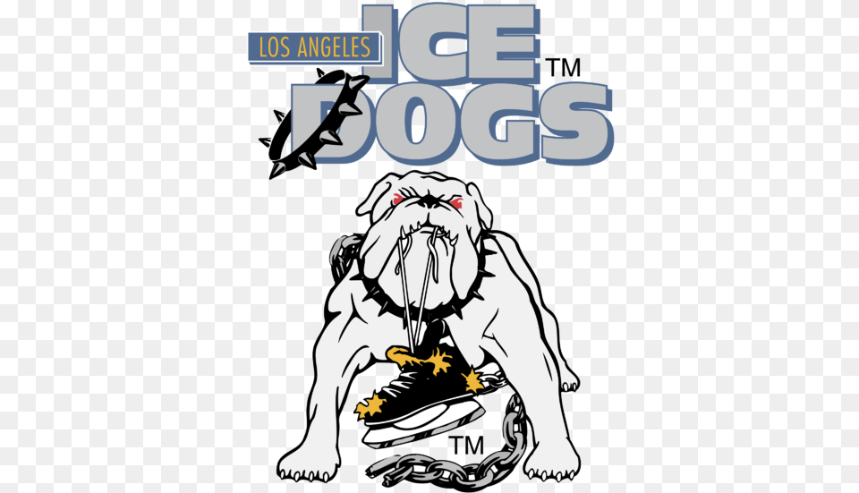 Long Beach Ice Dogs Logo, Book, Publication, Comics, Person Free Transparent Png