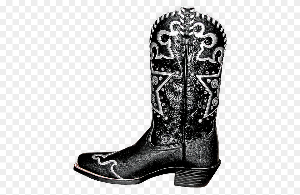 Long Boots Images With Backgrounds Black Cowboy Boots, Clothing, Footwear, Shoe, Boot Free Transparent Png