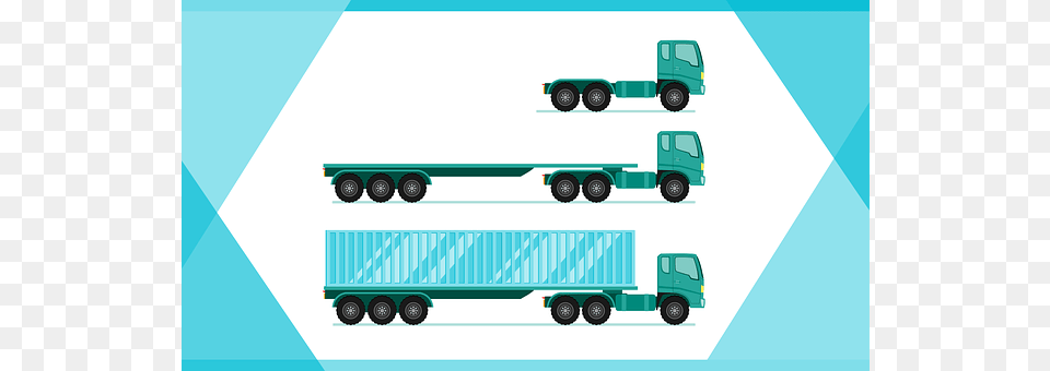 Long Cargo Truck Trailer Truck, Transportation, Vehicle, Machine Png Image